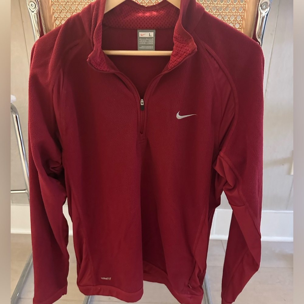Men’s L Nike Dri Fit Fleece Quarter Zip